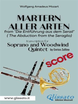 cover image of Martern aller Arten--Soprano and Woodwind Quintet (score)